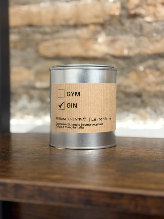 GYM / GIN candela ironica artigianale