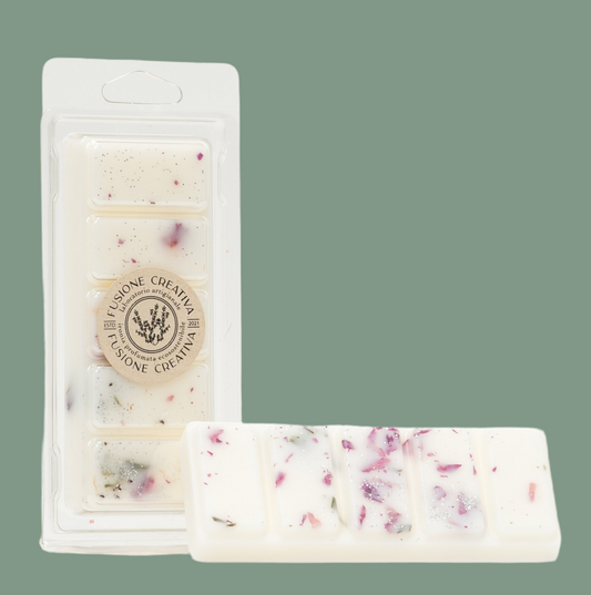 Barretta Profumata Artigianale in Cera Vegetale – 45 g