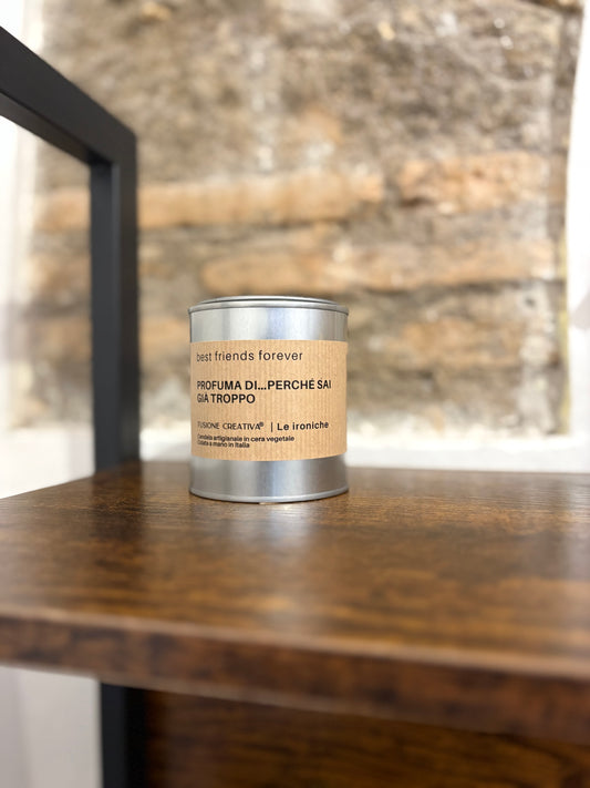 BEST FRIENDS FOREVER candela ironica artigianale