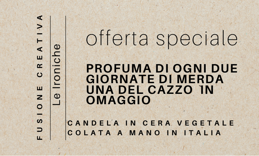 OFFERTA SPECIALE piccola candela in cera vegetale