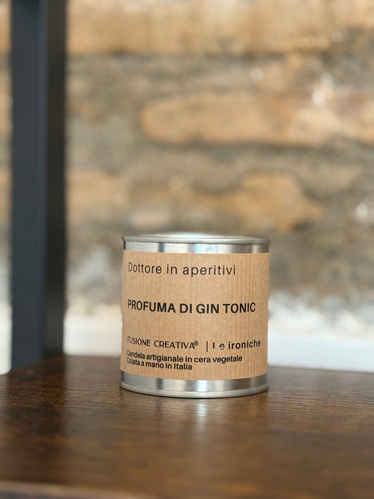 DOTTORE IN APERITIVI candela ironica artigianale