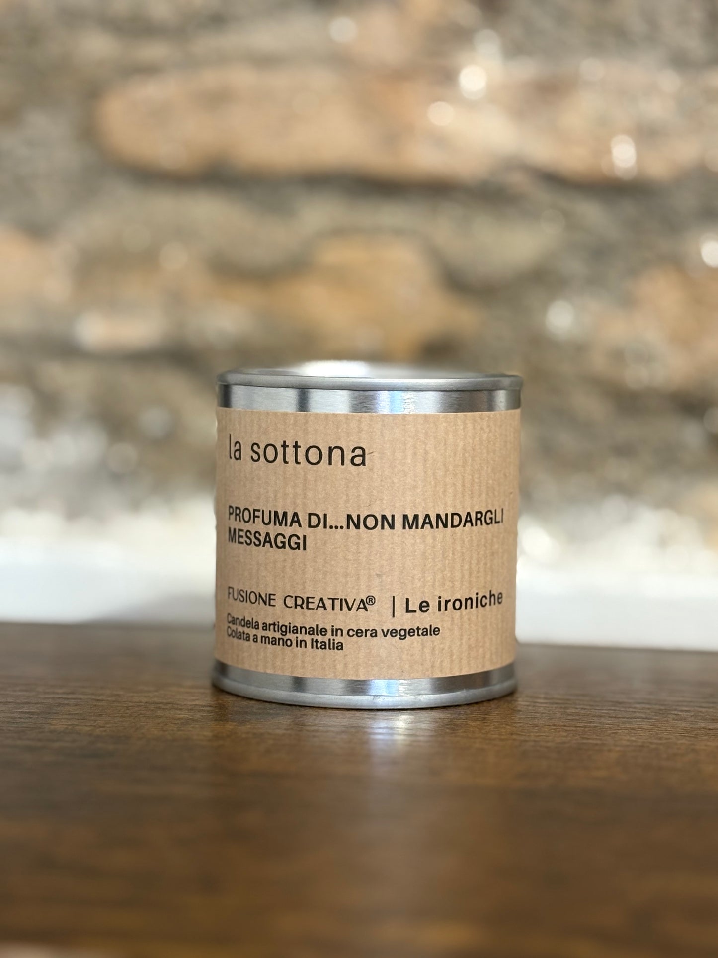 LA SOTTONA/IL SOTTONE candela ironica artigianale