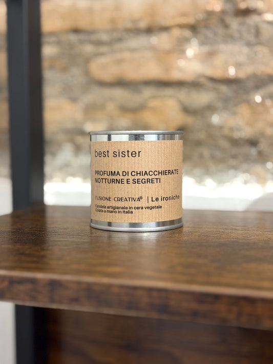 BEST SISTER candela ironica artigianale