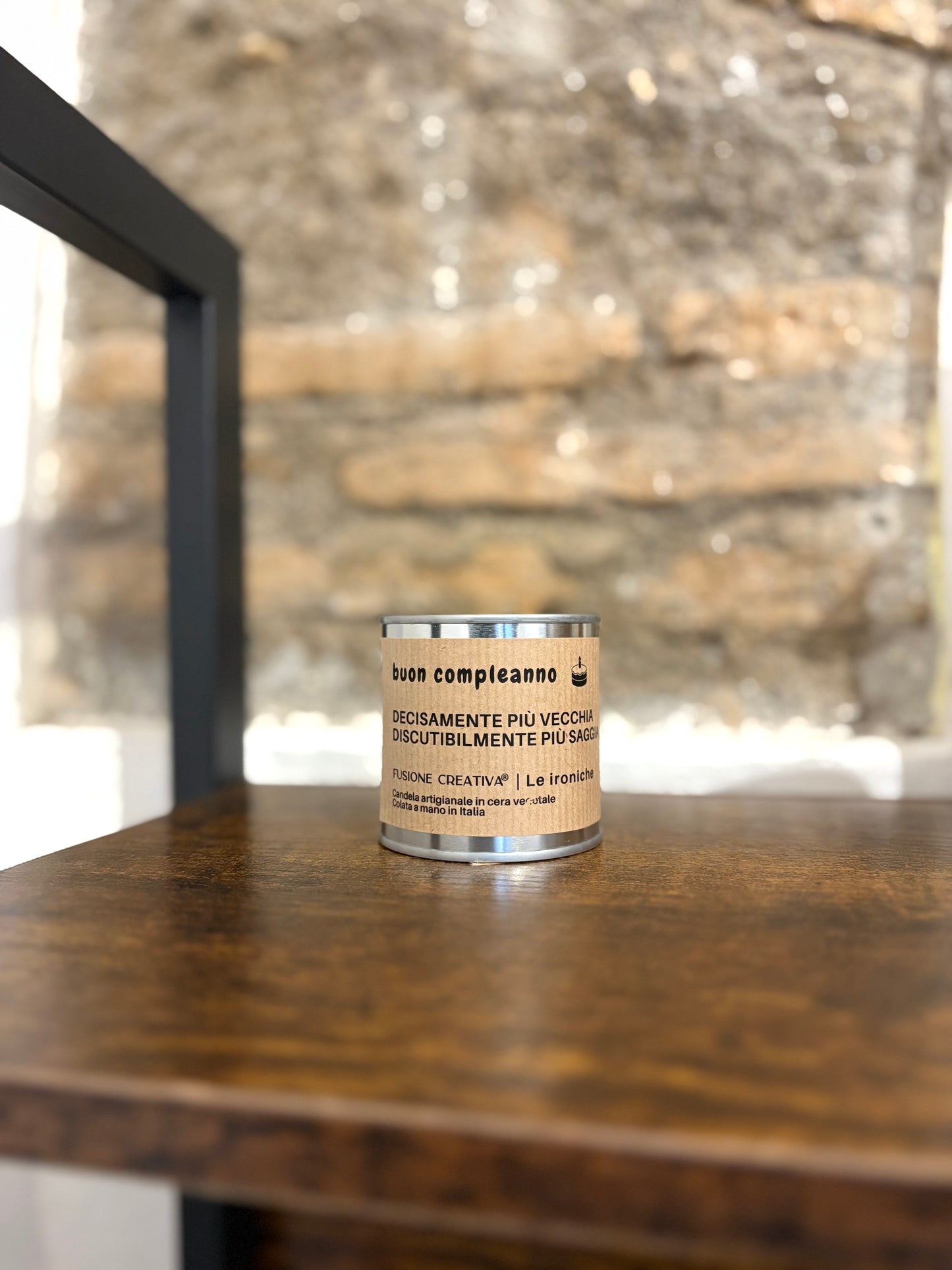 BUON COMPLEANNO LEI/LUI candela ironica artigianale