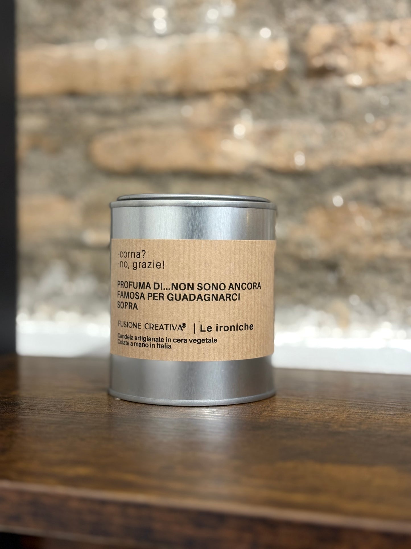 Corna? No,grazie! candela ironica artigianale