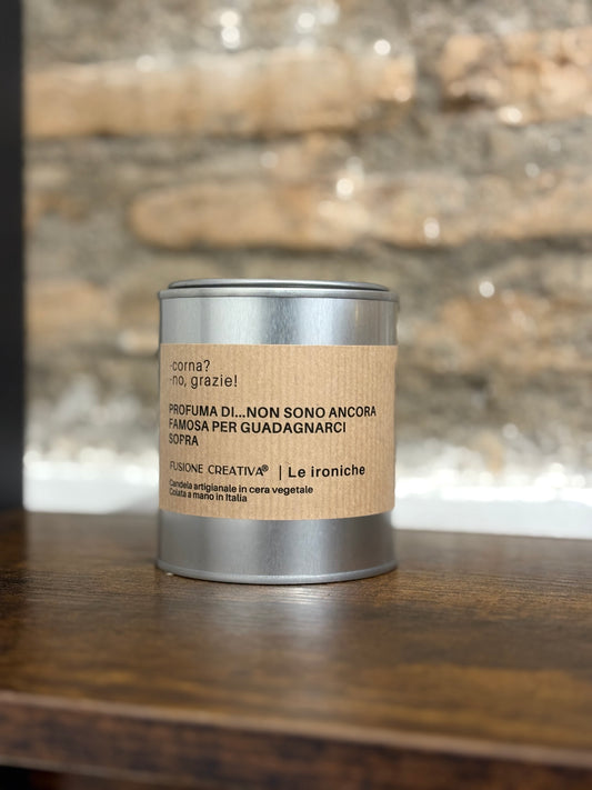 Corna? No,grazie! candela ironica artigianale