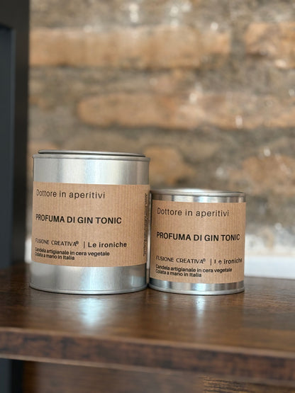 DOTTORESSA / DOTTORE IN APERITIVI candela ironica artigianale