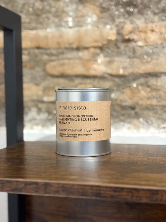 IL NARCISISTA/ LA NARCISISTA candela ironica artigianale