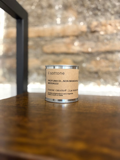 LA SOTTONA/IL SOTTONE candela ironica artigianale