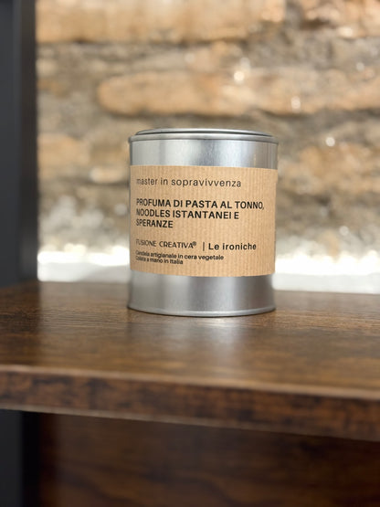 MASTER IN SOPRAVVIVENZA candela ironica artigianale