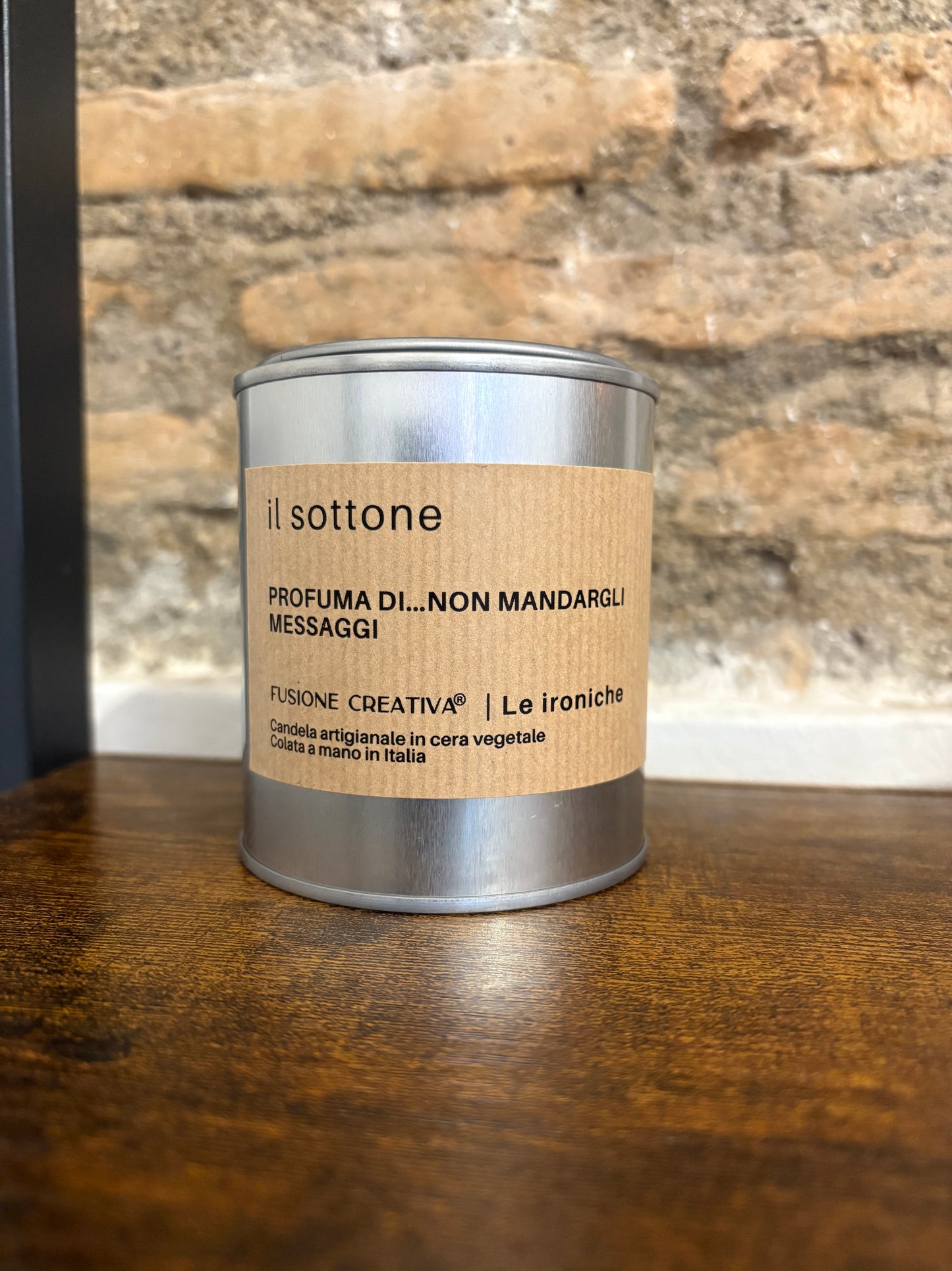 LA SOTTONA/IL SOTTONE candela ironica artigianale