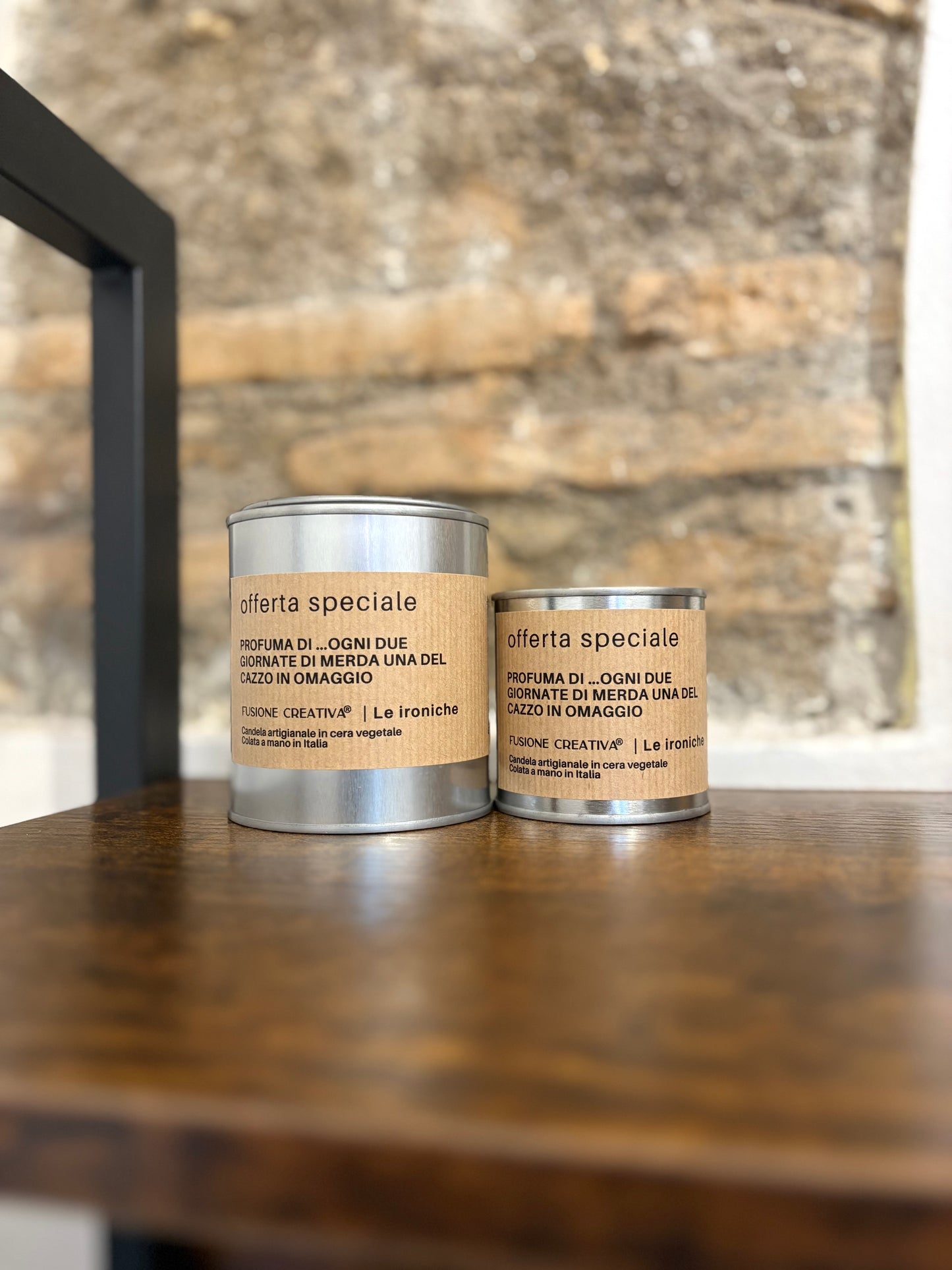OFFERTA SPECIALE candela ironica artigianale