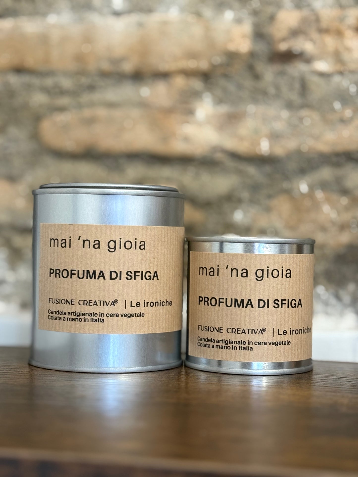 MAI 'NA GIOIA candela ironica artigianale