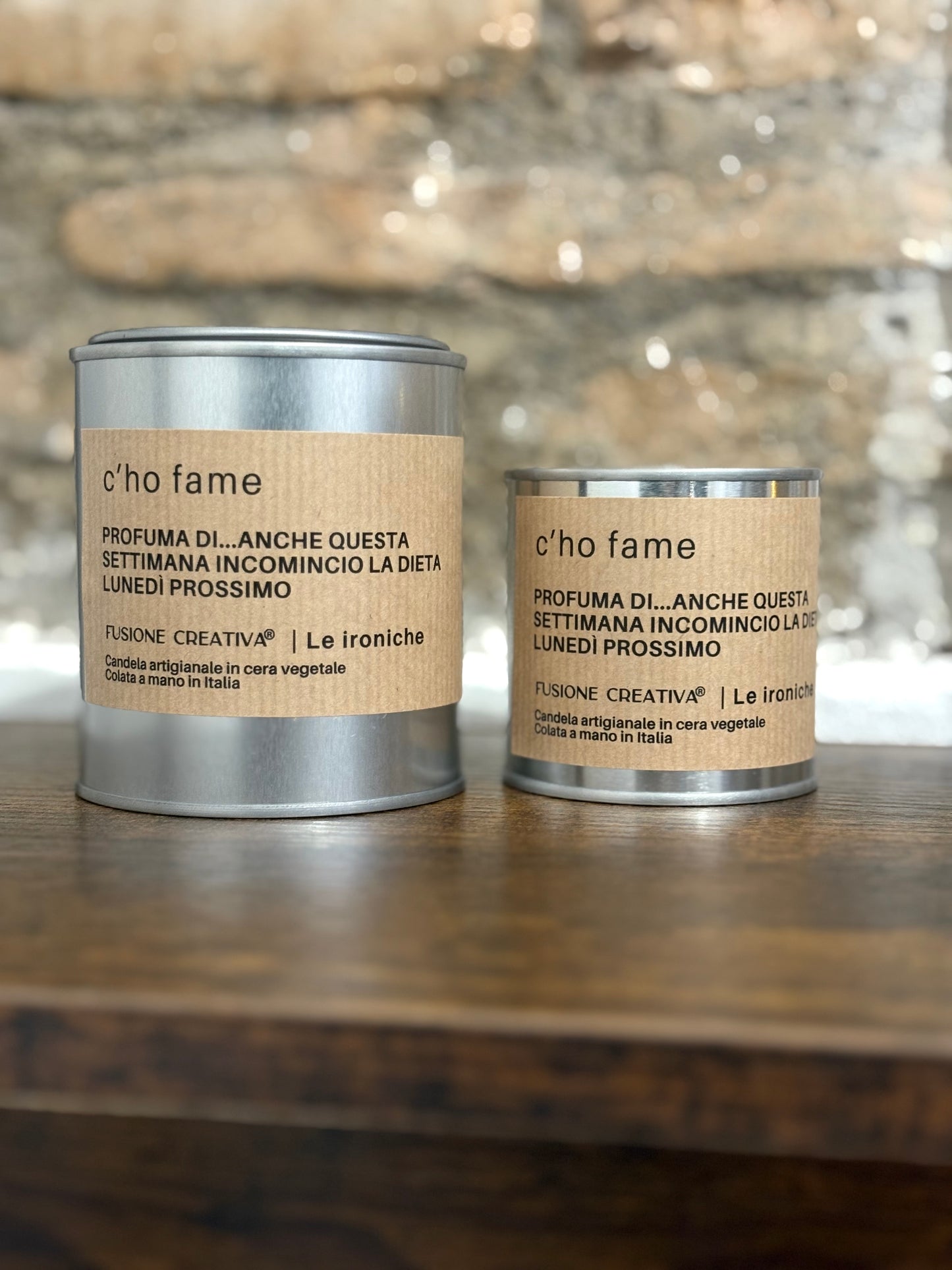 C’HO FAME candela ironica artigianale