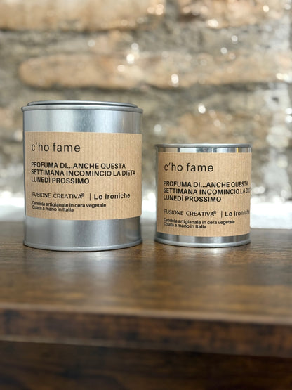 C’HO FAME candela ironica artigianale