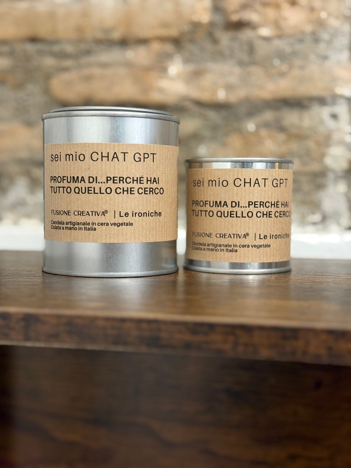 Sei il mio CHAT GPT candela ironica artigianale