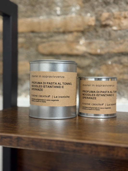 MASTER IN SOPRAVVIVENZA candela ironica artigianale