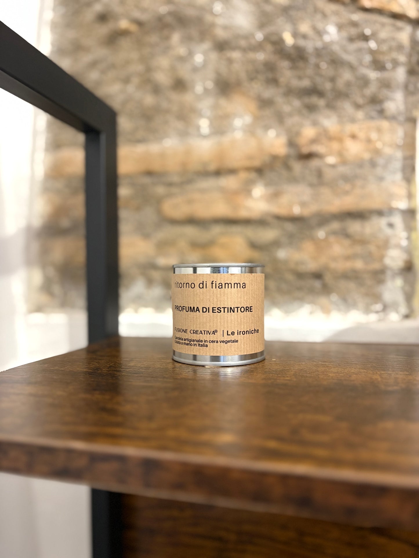 RITORNO DI FIAMMA candela ironica artigianale