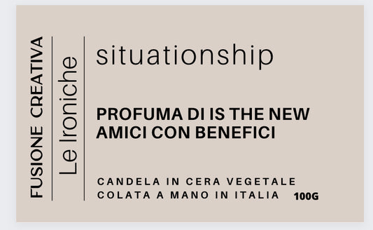 SITUATIONSHIP piccola candela in cera vegetale