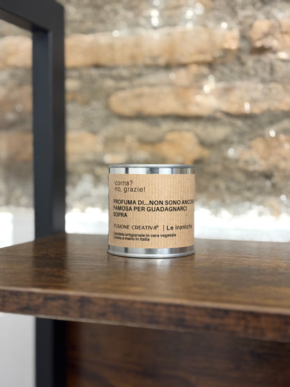 Corna? No,grazie! candela ironica artigianale