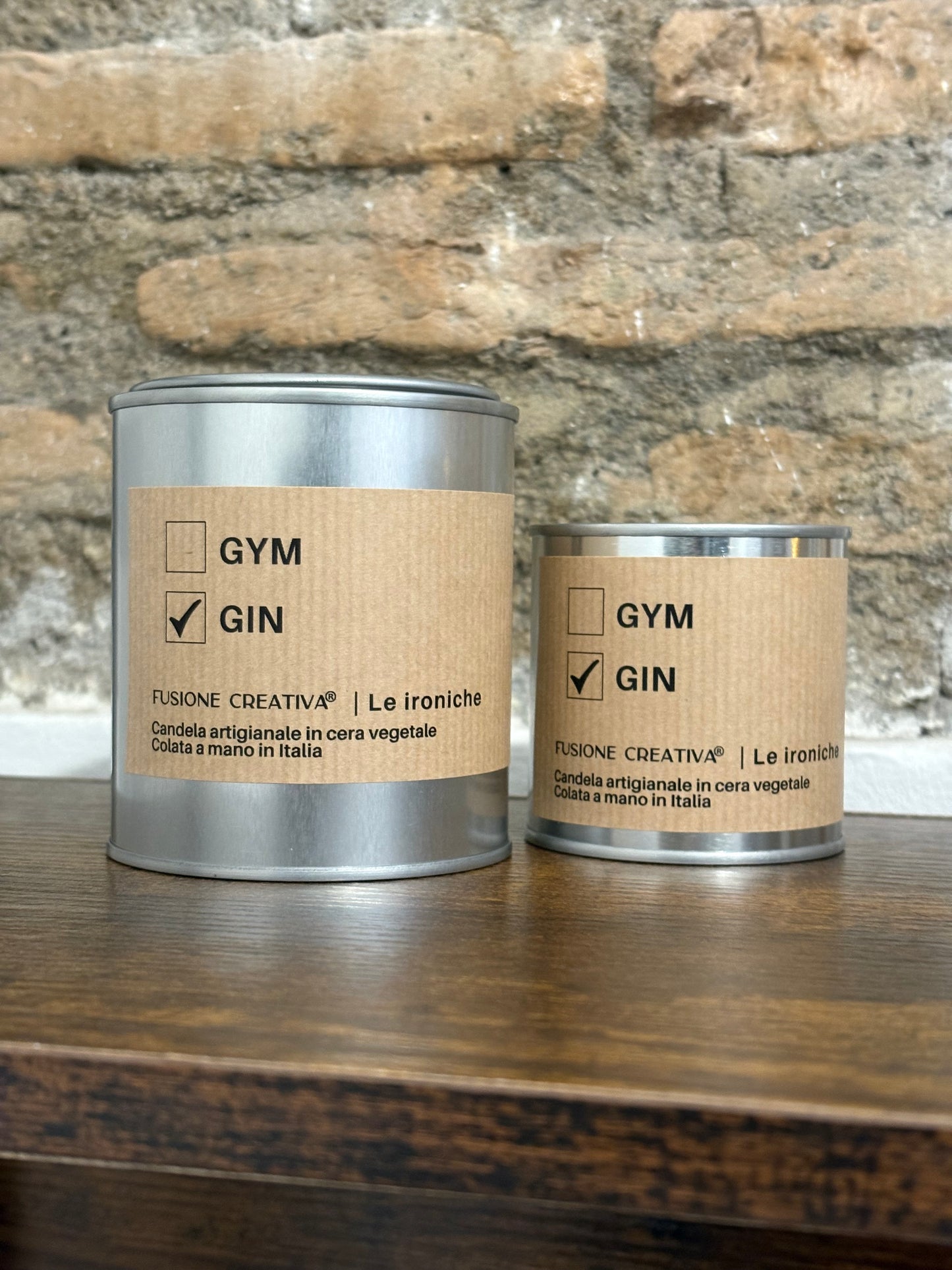 GYM / GIN candela ironica artigianale