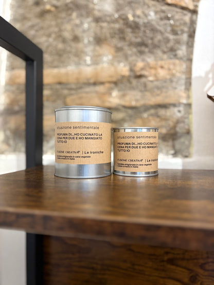 SITUAZIONE SENTIMENTALE candela ironica artigianale