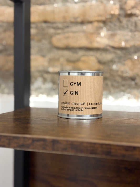 GYM / GIN candela ironica artigianale