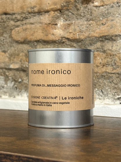 Candela artigianale ironica – fragranza Perfect Matcha