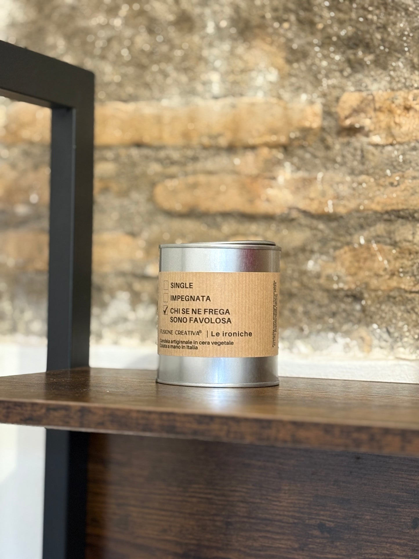 SONO FAVOLOSA candela ironica artigianale