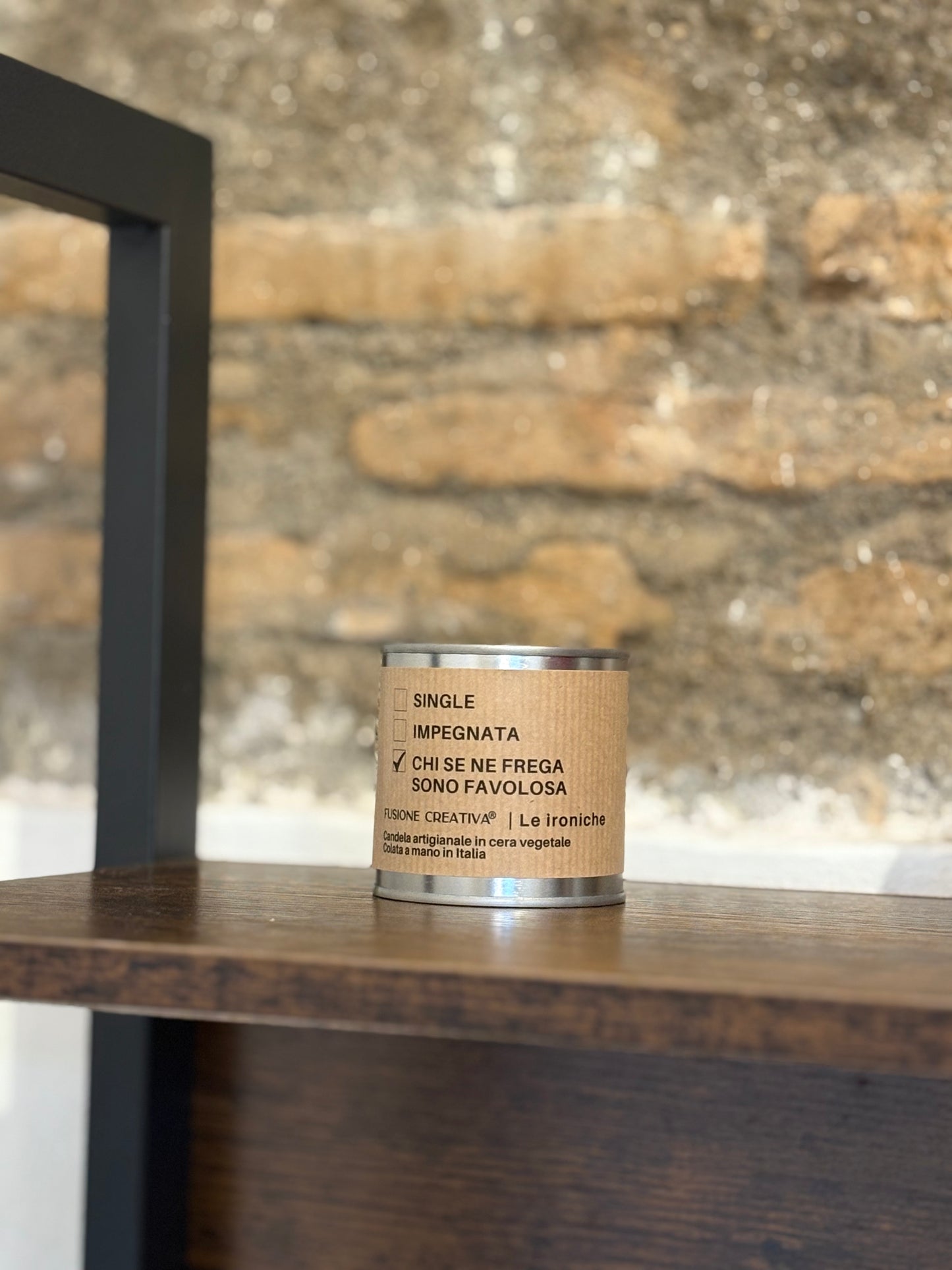 SONO FAVOLOSA candela ironica artigianale